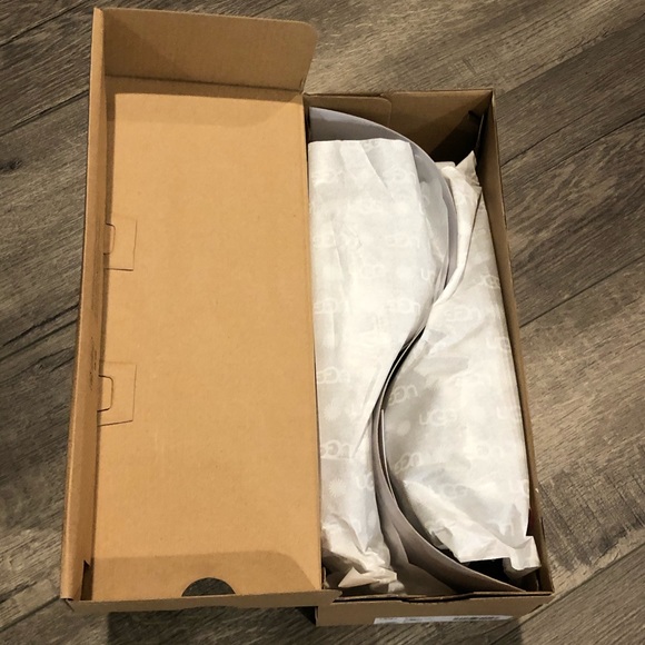 New UGG Abela Genuine Shearling Slipper slate gray - Picture 6 of 7